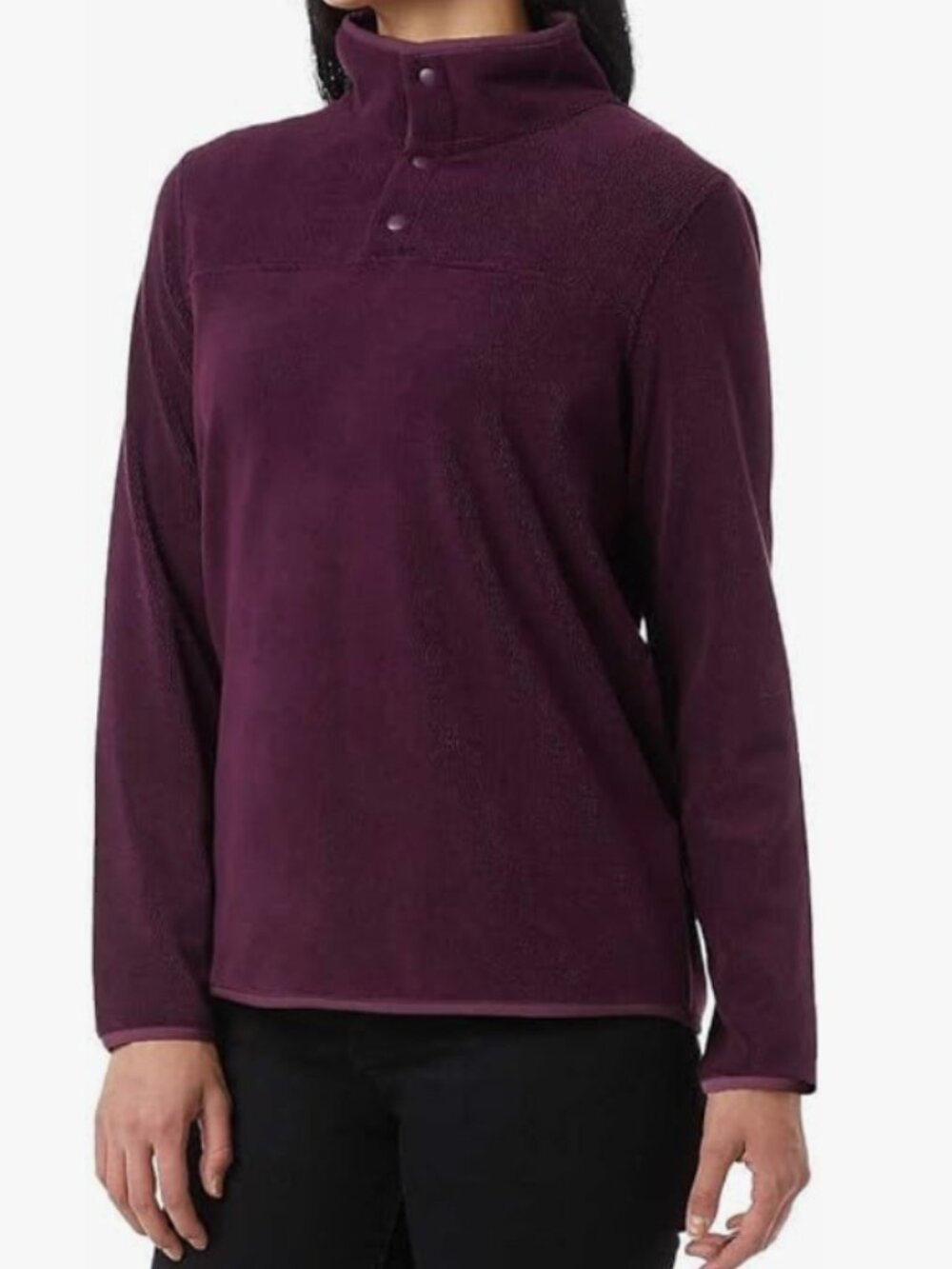 Women's XL Snap Arctic Fleece Pullover